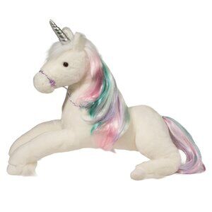 New w/Tag Douglas Plush Large Unicorn Rainbow Princess Unicorn Stuffed Animal